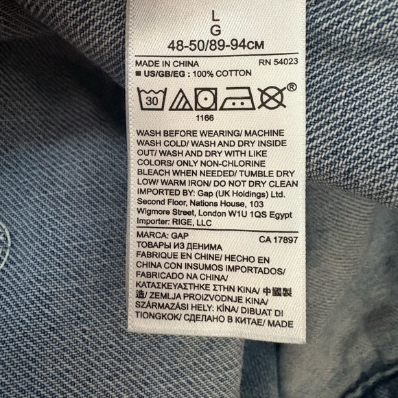 Gap Aloha 1969 numbered limited edition denim jacket - Picture 12 of 12